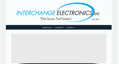 Desktop Screenshot of interchangeelectronics.com